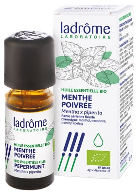 Ladrôme Organic Essential Oil Pepper Mint (Mentha X Piperita) 10Ml