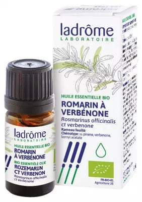 Ladrôme Organic Essential Oil Verbenone Rosemary (Rosmarinus Officinalis Ct Verbenone) 5Ml