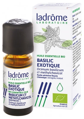 Ladrôme Organic Exotic Basil Essential Oil (Ocimum Basilicum Ct Methylchavicol) 10Ml