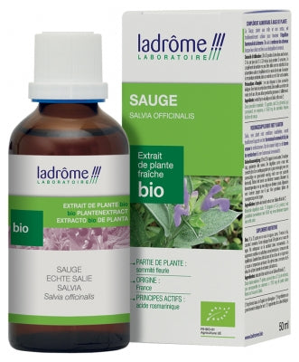 Ladrôme Organic Fresh Plant Extract Sage 50Ml