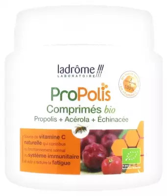 Ladrôme Propolis Organic Tablets Propolis Acerola Echinacea 40 Tablets