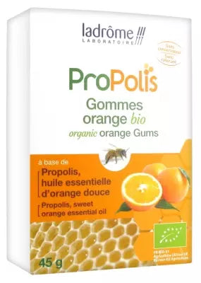 Ladrôme Propolis Organic Orange Gums 45G