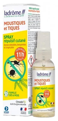 Ladrôme Spray Moustiques Et Tiques 50 Ml