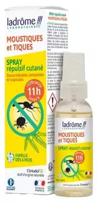 Ladrôme Spray Moustiques Et Tiques 50 Ml