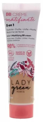 Lady Green 5-In-1 Mattifying Bb Cream Organic 30Ml