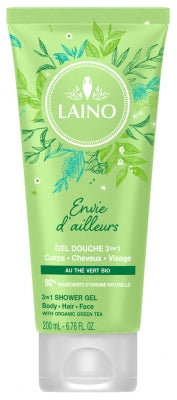 Laino Moisturising 3In1 Shower Gel Green Tea 200Ml