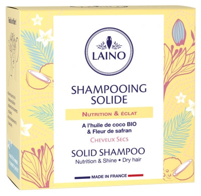 Laino Solid Shampoo Nutrition & Shine Dry Hair 60G