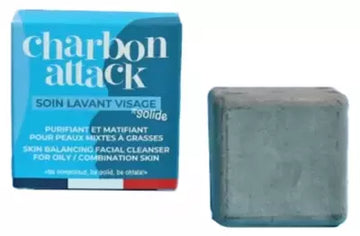 Lamazuna Solid Face Cleanser Attack Charcoal 27Ml