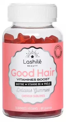 Lashilé Beauty Good Hair Vitamins Boost Sublime Hair 60 Gummies