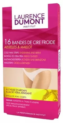 Laurence Dumont Institut Cold Wax Strips Armpits & Bikini 16 Strips