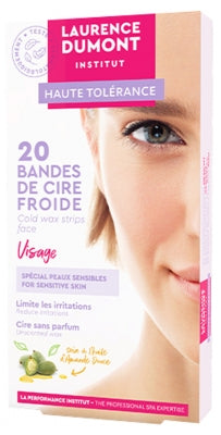 Laurence Dumont Institut High Tolerance Cold Wax Strips Face 20 Strips