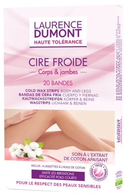 Laurence Dumont Institut High Tolerance Cold Wax Strips Body & Legs 20 Strips