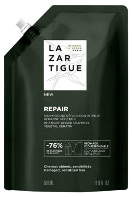 Lazartigue Repair Shampoo Intense Repair Eco-Refill 500Ml