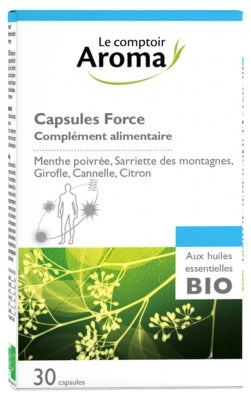 Le Comptoir Aroma Strength Capsules With Organic Essential Oils 30 Capsules