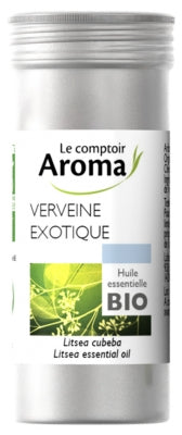 Le Comptoir Aroma Organic Essential Oil Exotic Verbena (Litsea Cubeba) 10Ml