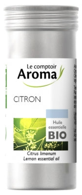 Le Comptoir Aroma Organic Essential Oil Lemon (Citrus Limon) 10Ml