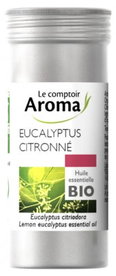 Le Comptoir Aroma Organic Essential Oil Lemon Eucalyptus (Corymbia Citriodora) 10Ml