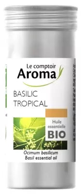 Le Comptoir Aroma Organic Essential Oil Tropical Basil (Ocimum Basilicum) 10Ml