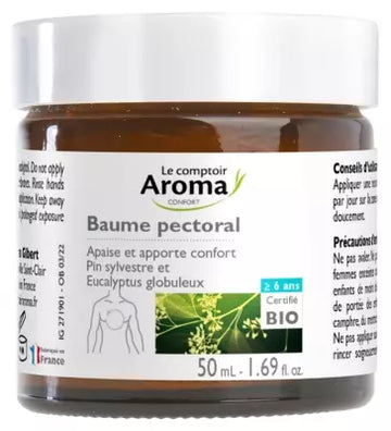 Le Comptoir Aroma Pectoral Balm Organic 50Ml