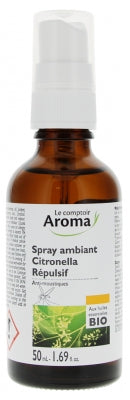 Le Comptoir Aroma Air Spray Citronella Repellent With Organic Essential Oils 50Ml