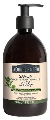 Le Comptoir Du Bain Traditional Aleppo Soap 500Ml