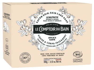 Le Comptoir Du Bain Nourishing Soap Face & Body Organic 100G