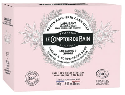 Le Comptoir Du Bain Soothing Care Soap Face & Body Organic 100G