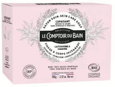 Le Comptoir Du Bain Soothing Care Soap Face & Body Organic 100G