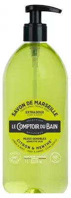 Le Comptoir Du Bain Lemon & Mint Marseille Traditional Soap 1L