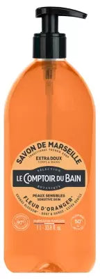 Le Comptoir Du Bain Orange Blossom Marseille Soap 1 L