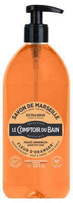 Le Comptoir Du Bain Orange Blossom Marseille Soap 1 L
