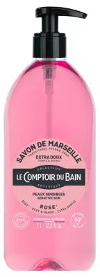 Le Comptoir Du Bain Rose Marseille Traditional Soap 1L