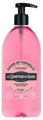 Le Comptoir Du Bain Rose Marseille Traditional Soap 1L