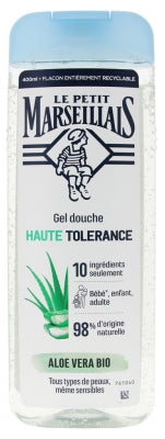 Le Petit Marseillais High Tolerance Moisturizing Shower Gel Organic Aloe Vera 400Ml