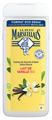 Le Petit Marseillais Extra Gentle Bath & Shower Cream Vanilla Milk Organic 650Ml