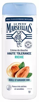 Le Petit Marseillais High Tolerance Shower Cream Rich Organic Almond Oil 400 Ml