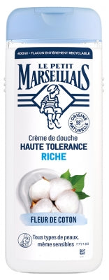 Le Petit Marseillais High Tolearance Rich Shower Cream Cotton Flower 400Ml