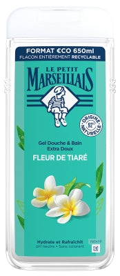 Le Petit Marseillais Extra Gentle Shower & Bath Gel Tiare Flower 650Ml