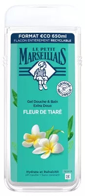 Le Petit Marseillais Extra Gentle Shower & Bath Gel Tiare Flower 650Ml