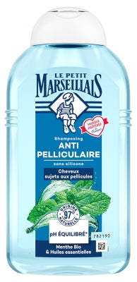Le Petit Marseillais 2-In-1 Shampoo Anti-Dandruff Mint Organic And Essential Oils 250Ml
