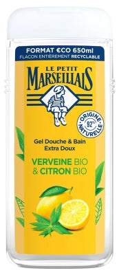 Le Petit Marseillais Extra Gentle Shower Gel Organic Verbena & Lemon 650 Ml