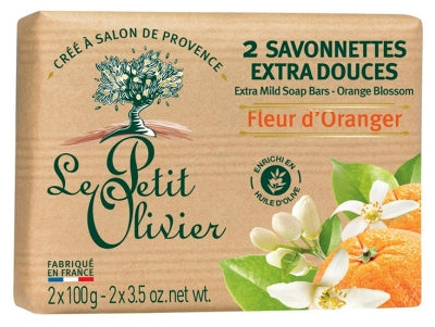 Le Petit Olivier Extra Gentle Soaps Orange Blossom 2 X 100 G