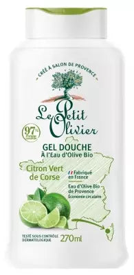 Le Petit Olivier Organic Olive Water And Corsican Lime Shower Gel 270 Ml