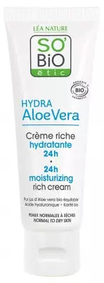 Léa Nature So Bio Étic Hydra Aloe Vera 24H Moisturizing Rich Cream Organic 50 Ml