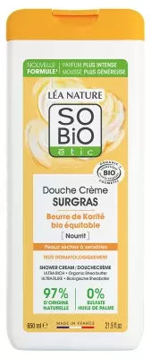 Léa Nature So Bio Étic Douche Crème Surgras Beurre De Karité Bio 650 Ml