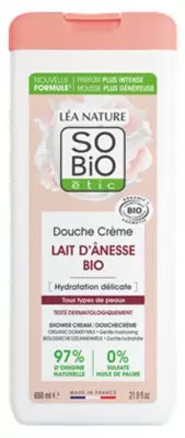 Léa Nature So Bio Étic Douche Crème Lait D'Ânesse Bio 650 Ml