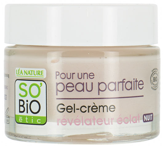 Léa Nature So Bio Étic Pour Une Peau Parfaite Gel-Crème Révélateur Éclat Nuit Bio 50 Ml