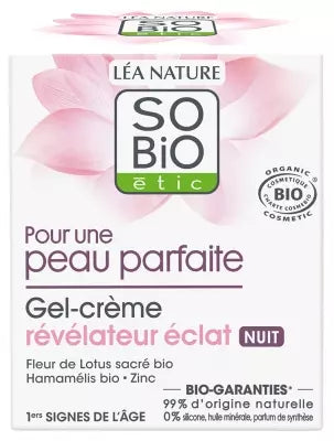 Léa Nature So Bio Étic Pour Une Peau Parfaite Gel-Crème Révélateur Éclat Nuit Bio 50 Ml