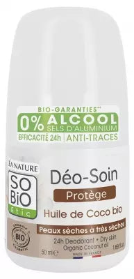 Léa Nature So Bio Étic Déo-Soin 24H Huile De Coco Roll-On Bio 50 Ml