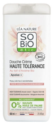 Léa Nature So Bio Étic Douche Crème Haute Tolérance Lait D'Avoine Bio 650 Ml